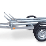 ALFA 12015MT.75.3 egytengelyes 1,98x1,5m méretű, 750kg, fék nélküli, mellsőkerekes motorszállító utánfutó
