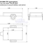 ALFA 12515MN.75F egytengelyes fékezetlen utánfutó playwood oldalfallal 244x144cm - 750kg össztömeg