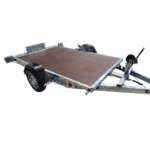 ALFA 13016MP.75SC egytengelyes fékezetlen süllyeszthető utánfutó 300x160cm - 750kg össztömeg