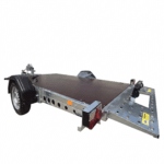 ALFA 13016MP.75SC egytengelyes fékezetlen süllyeszthető utánfutó 300x160cm - 750kg össztömeg
