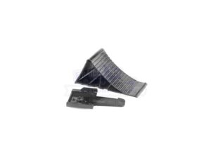 Kerékék+tartó műanyag, db, 220x100x92mm, fekete, kpl.