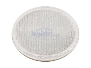 Fényvisszaverő fehér, öntapadós, kerek, sárvédő, csónak