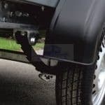 ALFA 13018MP.75L egytengelyes fékezetlen mellsőkerekes laprugós síkplatós utánfutó 300x180cm Össztömeg 750 KG