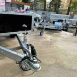 ALFA-B 22513MN.100F egytengelyes fékezett mellsőkerekes fix oldalfalas playwood utánfutó