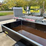 ALFA 13015MN.75F egytengelyes fékezetlen mellsőkerekes fix playwood oldalfalas nyitott utánfutó