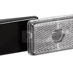 Helyzetjelző gumitartóval, fehér, világítással, jobb>1600mm fölött