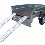 Feljárórámpa sín, alu, 1 pár, 1,5m, 400kg/pár, 215mm széles kötőelemekkel T0003