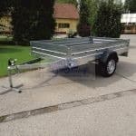 ALFA 120145MN.75L egytengelyes fékezetlen mellsőkerekes laprugós fix oldalfalas nyitott utánfutó