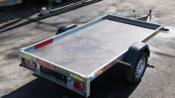 ALFA 12513MN.75A EASY egytengelyes fékezetlen utánfutó 244x125cm - 750kg össztömeg