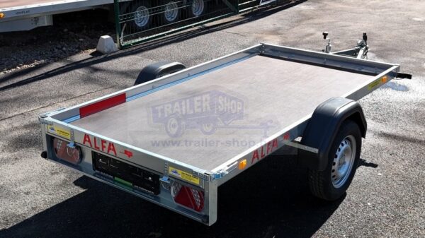 ALFA 12513MN.75A EASY egytengelyes fékezetlen utánfutó 244x125cm - 750kg össztömeg