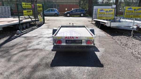 ALFA 12513MN.75A EASY egytengelyes fékezetlen utánfutó 244x125cm - 750kg össztömeg