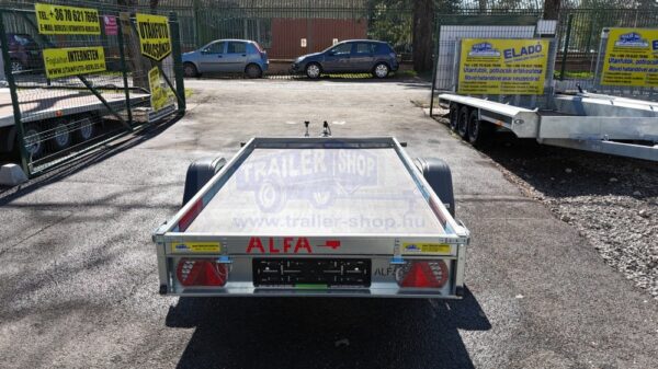ALFA 12513MN.75A EASY egytengelyes fékezetlen utánfutó 244x125cm - 750kg össztömeg