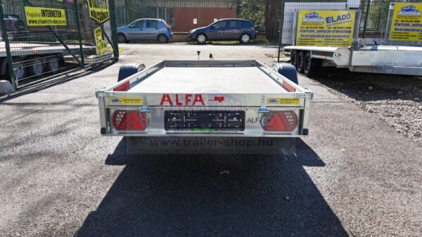 ALFA 12513MN.75A EASY egytengelyes fékezetlen utánfutó 244x125cm - 750kg össztömeg