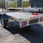 ALFA 12513MN.75A EASY egytengelyes fékezetlen utánfutó 244x125cm - 750kg össztömeg