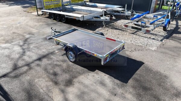 ALFA 12513MN.75A EASY egytengelyes fékezetlen utánfutó 244x125cm - 750kg össztömeg