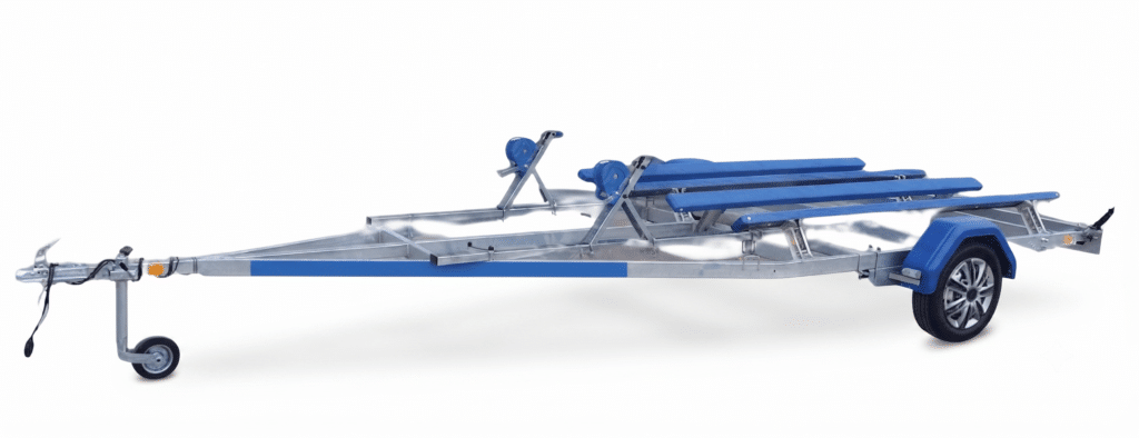 ALFA Marine 15024HP.75A* Duo Jet Ski Egytengelyes, 5,0x2,38m, 750kg, fék nélküli, párnafás, Jet Ski, Csónakszállító, max. 4,25m hajóig