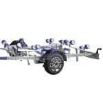 ALFA-B Marine 27525HG.180A Egytengelyes, fékezett, görgős, csónakszállító, hajószállító