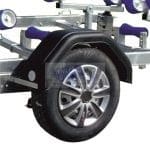 ALFA-B Marine 27525HG.180A Egytengelyes, fékezett, görgős, csónakszállító, hajószállító