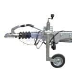 ALFA-B Marine 27525HG.180A Egytengelyes, fékezett, görgős, csónakszállító, hajószállító