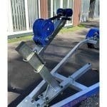 Csörlőtartó konzol ALFA Marine Jet-hez, 15916-hoz, 60x60mm zártszelvényhez, cuppántokkal és ellendarabokkal, kötőelemekkel, kpl.