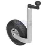 Támasztó kerék TK48, ballonos, bilincs nélkül, terhelhetőség 155kg