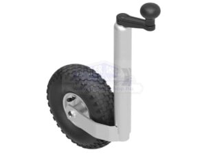 Támasztó kerék TK48, ballonos, bilincs nélkül, terhelhetőség 155kg