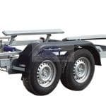 ALFA-T Marine 49225HG.350A Kéttengelyes, fékezett, görgős, csónakszállító, hajószállító