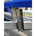 Tartó elem párnafához 450 mm-s, 14 lyukú