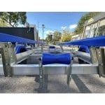 Párnafatartó vas L elem, 40mm, kpl. kötőelemekkel