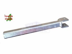 Tartó elem görgős szettekhez, zártszelvény, 590x40x40mm, kpl.