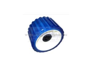 Bordás kerék, 5″, 125x75mm, 22mm átmérő, kék