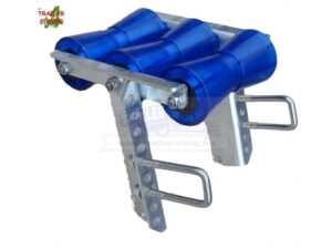 Vezető görgő 194mm hosszú, 3-s 20mm tengelyen, kötőelemekkel, kpl.