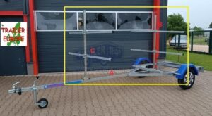 ALFA Marine 15118.45.A* KB, KK2 utánfutó kajak/kenu és 4db-os kerékpár szettel