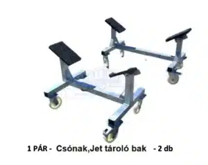 Tároló kocsi Jet Ski és csónakhoz TH0066_szett