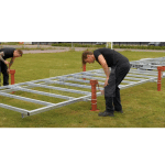 ALFA TH780 deck 2,9 m x 7,8 m VÁZ – illeszthető levehető váz – Tiny House levehető alvázas trailer utánfutóhoz (Vlemmix)