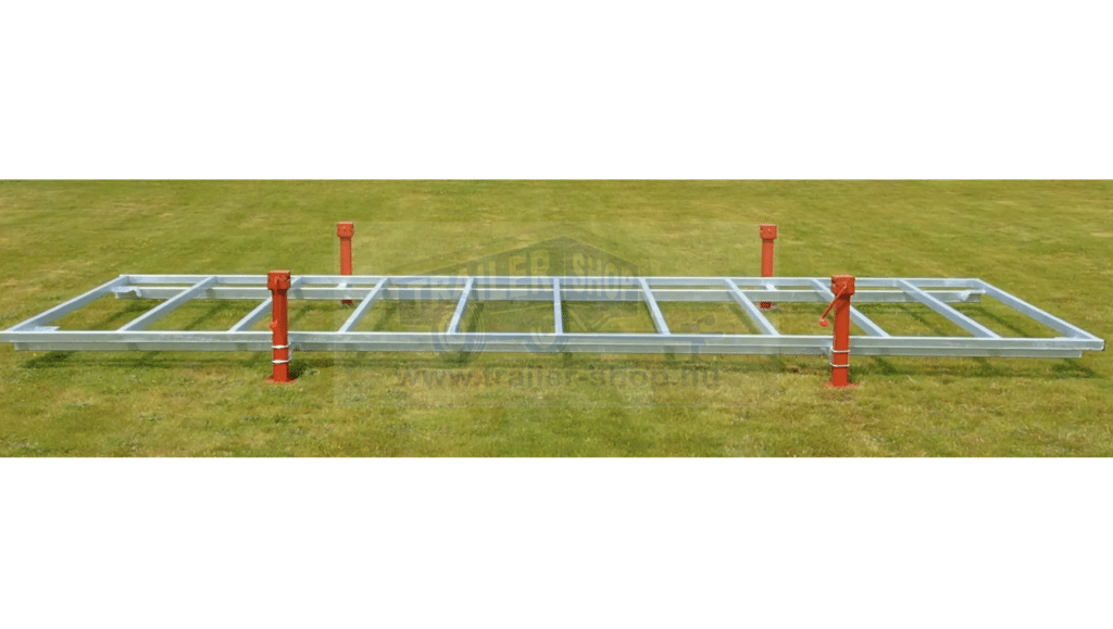 ALFA TH780 deck 2,9 m x 7,8 m VÁZ – illeszthető levehető váz – Tiny House levehető alvázas trailer utánfutóhoz (Vlemmix)