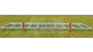 ALFA TH780 deck 2,9 m x 7,8 m VÁZ – illeszthető levehető váz – Tiny House levehető alvázas trailer utánfutóhoz (Vlemmix)