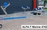 ALFA-T Marine 47525HG.200A Kéttengelyes, fékezett, görgős, csónakszállító, hajószállító