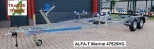 ALFA-T Marine 47525HG.200A Kéttengelyes, fékezett, görgős, csónakszállító, hajószállító