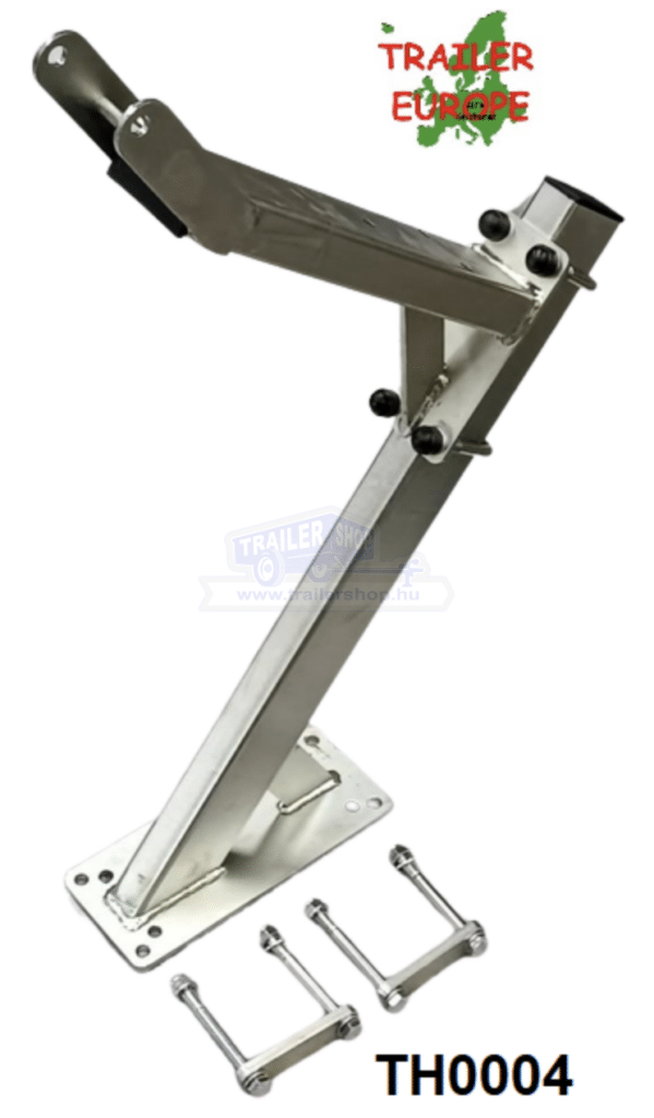 Csörlőtartó konzol ALFA Marine 15920 és fékes változatokhoz, 60x60, 70x70, 80x80mm zártszelvényhez, cuppánttal és ellendarabbal, kötőelemekkel, kpl. TH0004