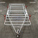 ALFA TH780 deck 2,9 m x 7,8 m VÁZ – illeszthető levehető váz – Tiny House levehető alvázas trailer utánfutóhoz (Vlemmix)