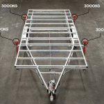 ALFA TH780 deck 2,9 m x 7,8 m VÁZ – illeszthető levehető váz – Tiny House levehető alvázas trailer utánfutóhoz (Vlemmix)