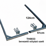 Bevezető sólyázó szett, 1pár,1" cső, 124cm magas, 51cm széles kötőelemekkel, kpl. TH0033
