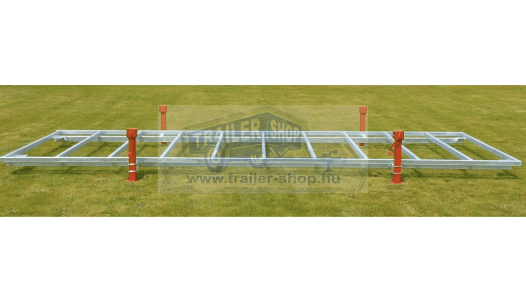 Támasztóláb szett levehető vázhoz Tiny House trailer utánfutóhoz (4x3000kg) T0060