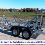 Vitorlás szett ALFA Marine csónakszállítókhoz (4db tartó, 1db árbortartó 1000-1600mm) TH0060