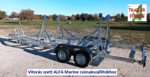 Vitorlás szett ALFA Marine csónakszállítókhoz (4db tartó, 1db árbortartó 1000-1600mm) TH0060