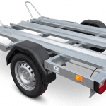 ALFA 12013MT.75.2 egytengelyes 2,0x1,25m méretű, 750kg fék nélküli, mellsőkerekes motorszállító utánfutó