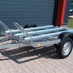 ALFA 12013MT.75.2 egytengelyes 2,0x1,25m méretű, 750kg fék nélküli, mellsőkerekes motorszállító utánfutó