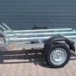 ALFA 12013MT.75.2 egytengelyes 2,0x1,25m méretű, 750kg fék nélküli, mellsőkerekes motorszállító utánfutó