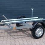 ALFA 12013MT.75.2 egytengelyes 2,0x1,25m méretű, 750kg fék nélküli, mellsőkerekes motorszállító utánfutó